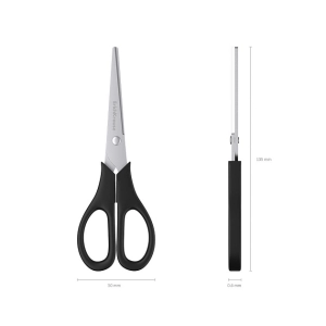 Մկրատ ErichKrause EasyCut 13.5 սմ 21919 ||Ножницы ErichKrause EasyCut 13.5см черный 21919