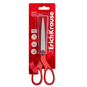 Մկրատ ErichKrause Unity 18սմ 50014 ||Ножницы ErichKrause Unity 18см 50014 ||Scissors ErichKrause Unity 18sm 50014