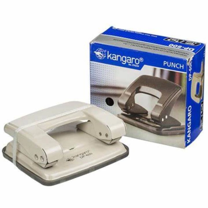 Դակիչ Kangaro DP-600 22 թերթ ||Дырокол Kangaro DP-600 22 л., металлический ||Puncher Kangaro DP-600 with ruler up to 22 sheets