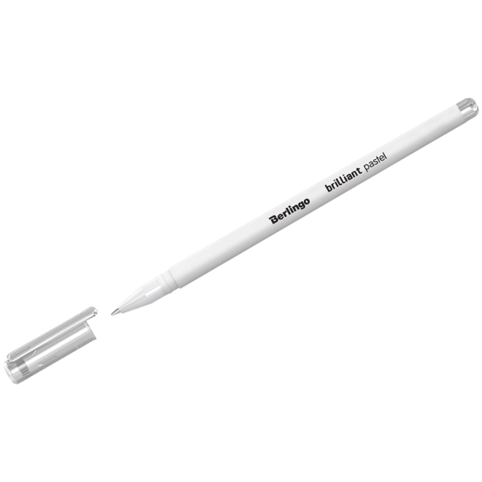 Գրիչ գելային Berlingo սպիտակ 0,8 մմ ||Ручка гелевая Berlingo Brilliant Pastel пастель белая, 0,8 мм