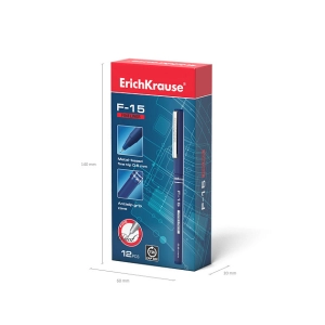 Գրիչ-լայներ կապույտ ErichKrause F-15 Stick Classic 0.6մմ 37065 ||Ручка-лайнер синяя ErichKrause F-15 Stick Classic 0.6мм 37065 