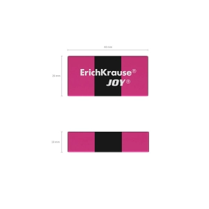 Ռետին 2 հատ ErichKrause JOY® Rainbow 46523 ||Набор из 2 ластиков ErichKrause JOY® Rainbow 46523