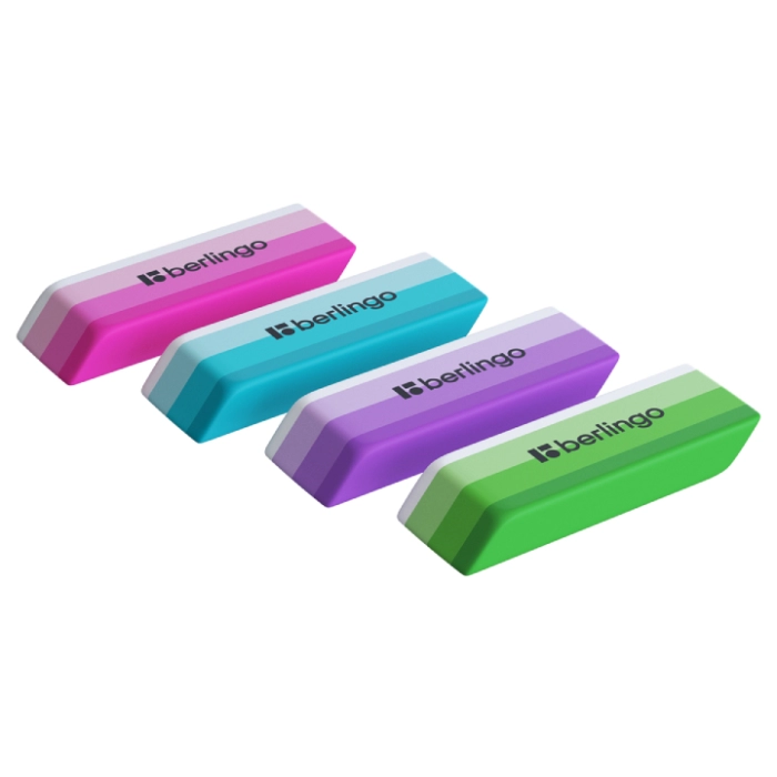 Ռետին Berlingo Stripes 00600 ||Ластик Berlingo Stripes 00600 ||Eraser Berlingo Stripes 00600