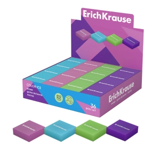 Ռետին ErichKrause Color Ice 60762 ||Ластик ErichKrause Color Ice 60762