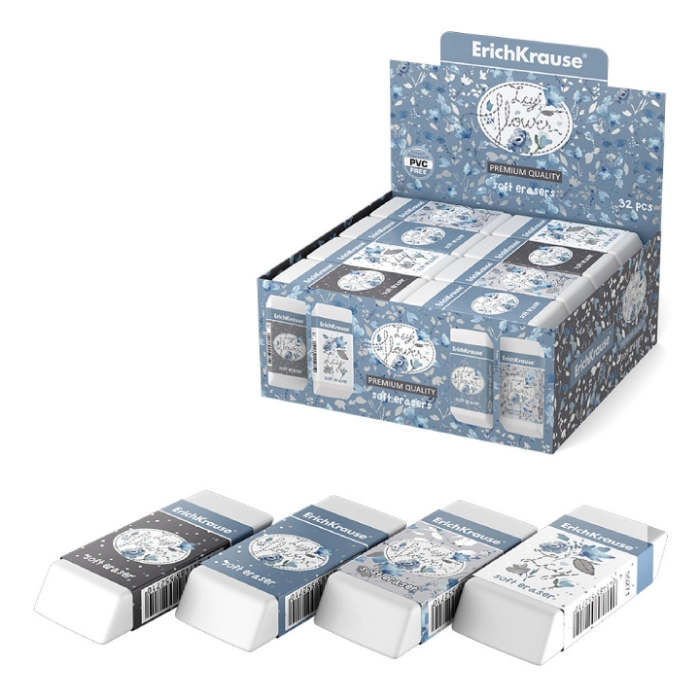 Ռետին ErichKrause Frozen Beauty 55271 ||Ластик ErichKrause Frozen Beauty 55271 ||Eraser ErichKrause Frozen Beauty 55271