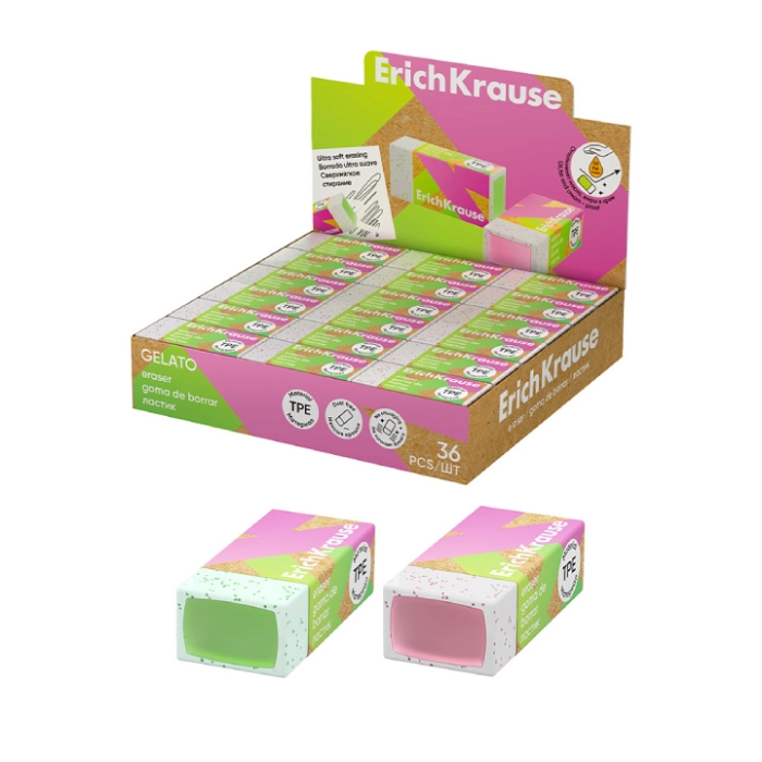 Ռետին ErichKrause Gelato 60763 ||Ластик ErichKrause Gelato 60763 ||Eraser ErichKrause Gelato 60763 
