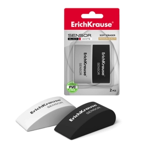 Ռետին ErichKrause Sensor Black&White 34642 ||Ластик ErichKrause Sensor Black&White 34642