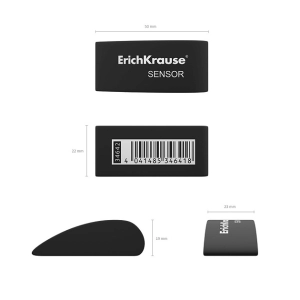 Ռետին ErichKrause Sensor Black&White 34642 ||Ластик ErichKrause Sensor Black&White 34642