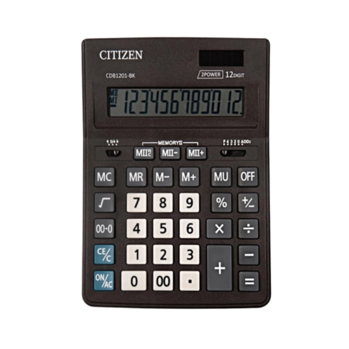 Հաշվիչ Citizen CDB-1201 ||Калькулятор Citizen CDB1201-BK ||Calculator Citizen CDB-1201