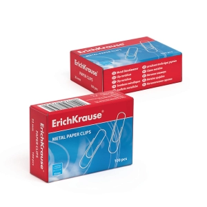 Ամրակ ErichKrause 33մմ 100 հատ 7856 ||Скрепки ErichKrause 33мм 100 шт. 7856 ||Paper clips ErichKrause 33mm 100 pcs 7856 