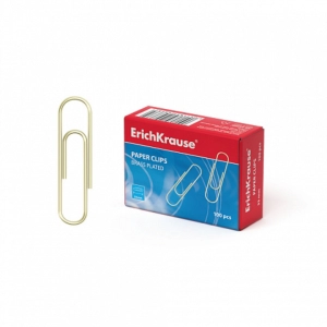 Ամրակ ErichKrause 33մմ 100 հատ 24868 ||Скрепки ErichKrause 33мм 100 шт. 24868 ||Paper clips ErichKrause 33mm 100 pcs 24868