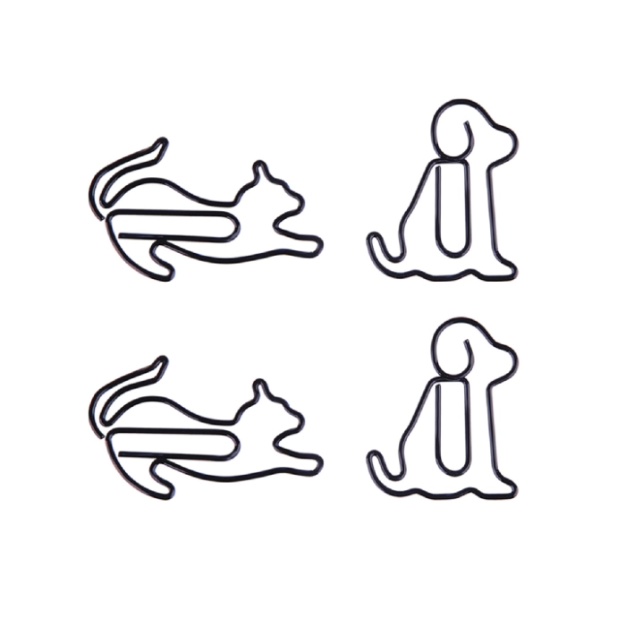 Ամրակ MESHU Cat&Dog 19մմ 4 հատ 41593 ||Скрепки MESHU Cat&Dog 19мм 4 шт. 41593 ||Paper clips MESHU Cat&Dog 19mm 4 pcs 41593 