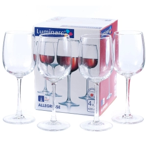 Գինու բաժակների հավաքածու Luminarc Allegresse 420 մլ 4 հատ
