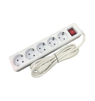 Երկարացման լար 3մ 5տեղ հող․անջ XN-05 3500W SV-12-14 