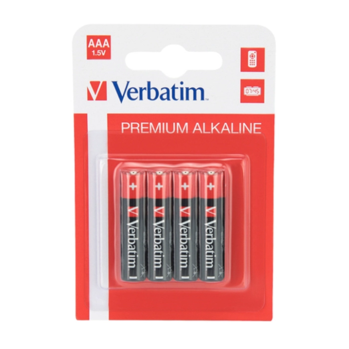 Մարտկոց Verbatim AAA 1.5V 4 հատ ||Батарейка Verbatim AAA 1.5V 4 шт. ||Lithuim Battery Verbatimp AAA 1.5V 4 pcs