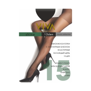 Զուգագուլպա Viva Shine 15 Den Black ||Колготки Viva Shine 15 Den Black ||Tights Viva Shine 15 Den Black