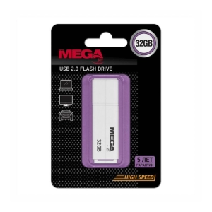 Կրիչ USB Mega սպիտակ 32 GB ||Флеш-память USB 2.0 32 Гб Promega jet (PJ-FD-32GB-White)