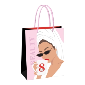 Նվերի տոպրակ MESHU Women time 18x23x10սմ ||Подарочный пакет MESHU Women time 18x23x10см ||Gift Package MESHU Women time 18x23x10sm