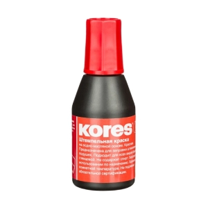 Թանաք կնիքի Kores կարմիր 28մլ 4969 ||Краска штемпельная Kores красная 28мл 4969 ||Stamp ink Kores red 28ml 4969
