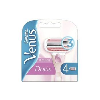 Ածելու շեղբ Gillette Venus Divine3 Sensitive 4 հատ 