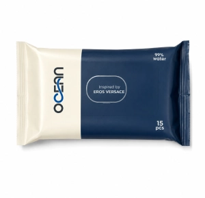 Անձեռոցիկ խոնավ Ocean 15 հատ ||Влажные салфетки Ocean 15 штук ||Ocean Wet Wipes, 15 pcs.