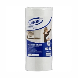 Անձեռոցիկ Luscan 22x32 սմ 70 հատ 40gr  ||Салфетки хозяйственные в рулоне Luscan вискоза 22x23 см 40 г/кв.м 70 листов