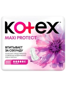 Միջադիր  Kotex Maxi Protect 9 հատ  || Прокладка Kotex Maxi Protect 9 шт. || Kotex Maxi Protect gasket 9 pcs.