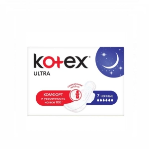 Միջադիր Kotex Ultra Night 7 հատ ||Прокладка Kotex Ultra Night 7 шт