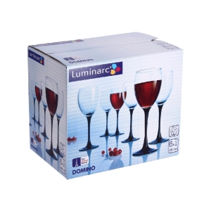 Գինու բաժակ Luminarc Domino 250 մլ 6 հատ H8169