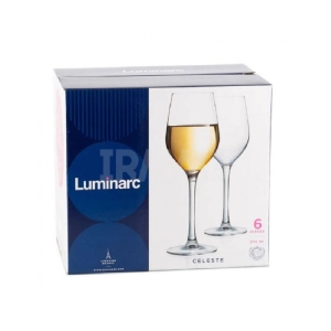 Գինու բաժակների հավաքածու Luminarc Celeste 270 մլ 6 հատ 5830  ||Набор бокалов для вина Luminarc Celeste 270 мл 6 шт 5830