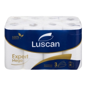 Խոհանոցային սրբիչ Luscan Expert Mega 3 շերտ 8 հատ 1905013 ||Кухонное полотенце Luscan Expert Mega 3 слоя 8 шт․ 1905013 ||Kitchen towel Luscan Expert Mega 3 layers 8 pcs 1905013