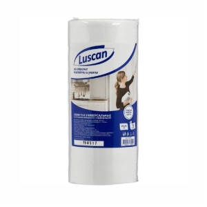 Անձեռոցիկ Luscan 22x32 սմ 70 հատ 40gr  ||Салфетки хозяйственные в рулоне Luscan вискоза 22x23 см 40 г/кв.м 70 листов