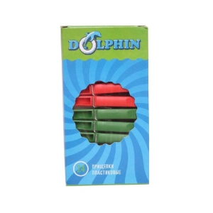 Ամրակ լվացքի Dolphin 24 հատ ||Прищепка пластиковая Dolphin 24 шт ||Plastic clothespin Dolphin 24 pcs