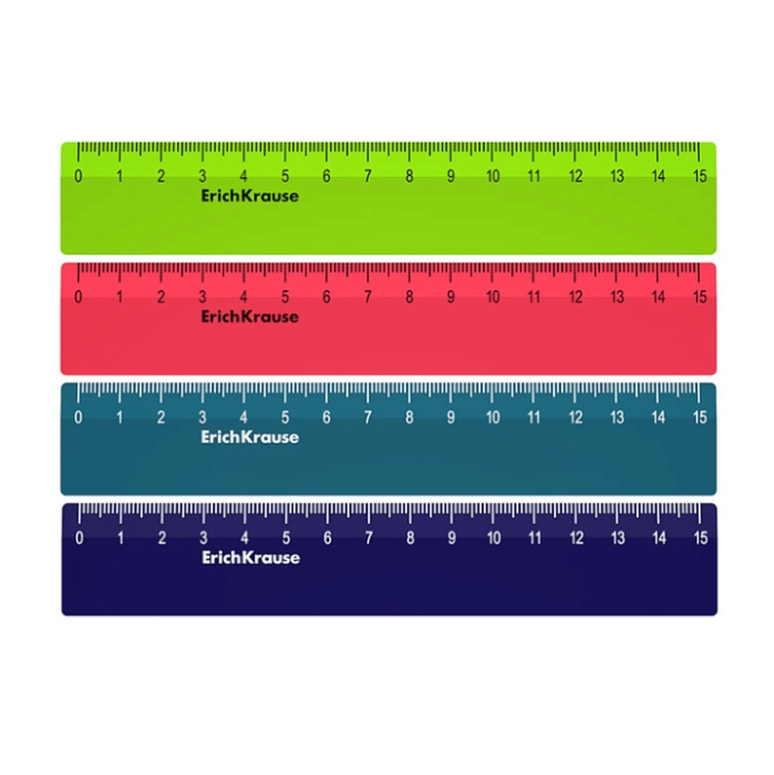 Քանոն պլաստիկ ErichKrause Reef 15սմ 61749 ||Линейка пластик ErichKrause Reef 15см 61749 ||Ruler plastic ErichKrause Reef 15sm 61749