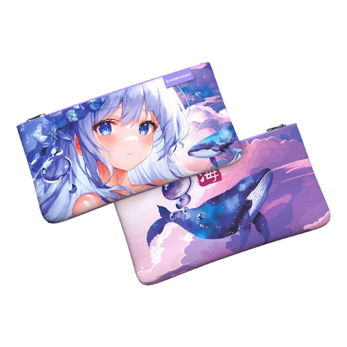 Գրչատուփ ErichKrause Kawaii Whale 59904 ||Пенал ErichKrause Kawaii Whale 59904 ||Pencil case ErichKrause Kawaii Whale 59904