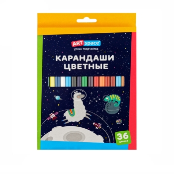 Գունավոր մատիտներ ArtSpace Космонавты 36 գույն