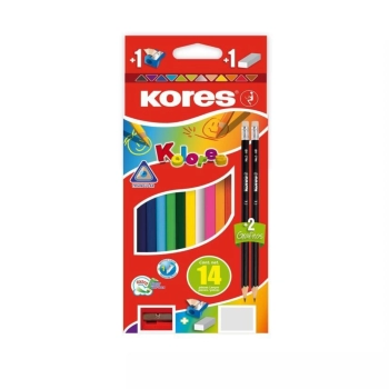 Գունավոր մատիտներ Kores 12 գույն 93314