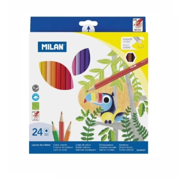 Գունավոր մատիտներ Milan 24 գույն 80024
