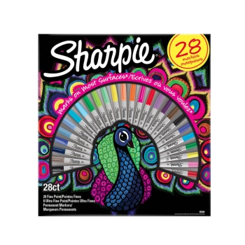 Մարկերների հավաքածու Sharpie Permament 28 գույն
