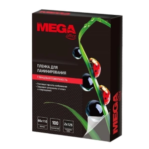 Լամինացիայի թաղանթ Mega A7 125 մկմ 100 հատ 254674 ||Пленка для ламинации Mega A7 125 мкм 100 шт. 254674 ||Lamination film Mega A7 125 mkm 100 pcs 254674