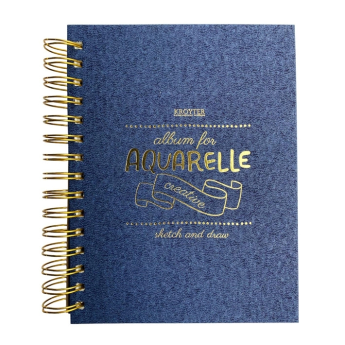 Ալբոմ Sketchbook Kroyter զսպանակով 35 թերթ 145x205 մմ 07873 ||Альбом Sketchbook Kroyter с пружиной 35 листов 145x205 мм 07873 ||Album Sketchbook Kroyter with a spring 35 sheets 145x205 mm 07873