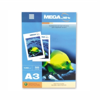 Ֆոտոթուղթ ProMega Jet անփայլ A3 120 գր 