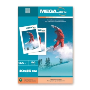 Ֆոտոթուղթ ProMega Jet միակողմանի փայլուն 10x15սմ 190 գր/մ 50 հատ ||Односторонняя глянцевая фотобумага ProMega Jet 10x15см 190 г/м 50 шт. ||One-sided sparkly photo paper ProMega Jet 10x15sm 190 g/m 50 pcs 