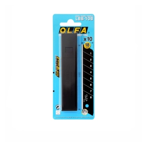 Միջուկ դանակի Olfa 18 մմ 10 հատ 544328 ||Лезвия сменные для универсальных ножей Olfa Black Max 18 мм сегментированные 10 штук в упаковке