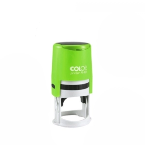 Սարք կնիքի Colop Printer Green R40 40 մմ ||Оснастка для печати круглая Colop Printer R40 Neon 40 мм с крышкой зеленая