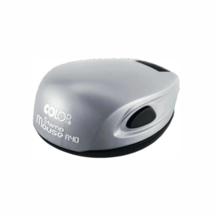 Սարք կնիքի Colop Stamp Mouse Grey R40 40 մմ ||Оснастка для печати круглая Colop Stamp Mouse R40 40 мм с крышкой серый
