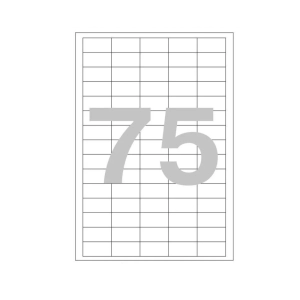 Թուղթ Promega Label 38х19 մմ 75 բաժին 100 թերթ ||Бумага Promega Label 38x19 мм 75 секции 100 листов ||Paper Promega Label 38x19 mm 75 sections 100 sheets