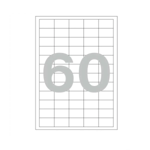 Թուղթ Promega Label 38х23,5 մմ 60 բաժին 100 թերթ ||Бумага Promega Label 38x23,5 мм 60 секции 100 листов ||Paper Promega Label 38x23,5 mm 60 sections 100 sheets