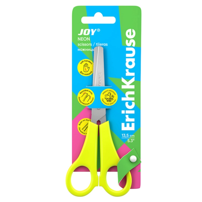 Մկրատ ErichKrause JOY 13.5սմ 30790 ||Ножницы ErichKrause JOY 13.5см 30790 ||Scissors ErichKrause JOY 13.5sm 30790