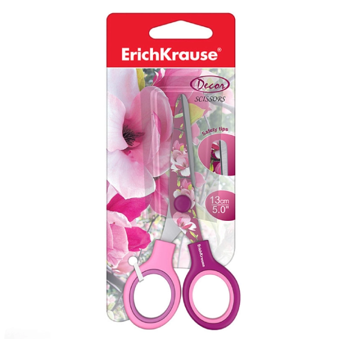 Մկրատ ErichKrause Magnolia 13սմ 14598 ||Ножницы ErichKrause Magnolia 13см 14598 ||Scissors ErichKrause Magnolia 13sm 14598